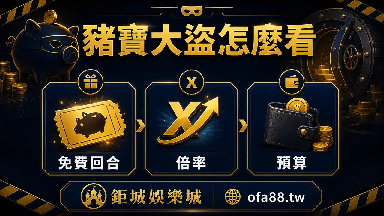 3A娛樂城豬寶大盜免費回合倍率預算說明圖