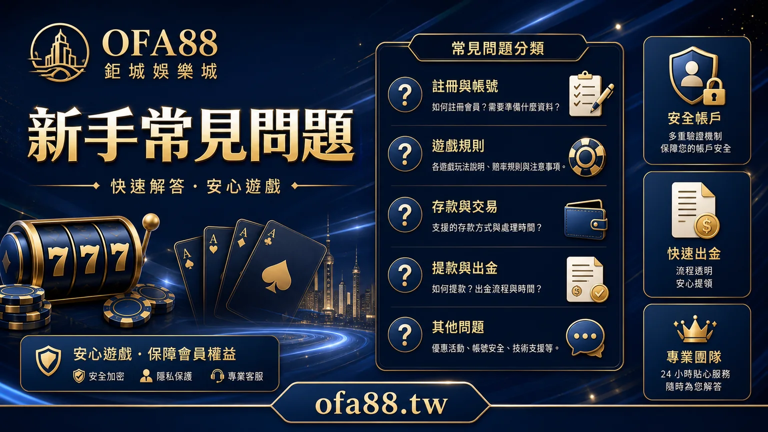 3A娛樂城博弈常見問題分類與新手檢查圖