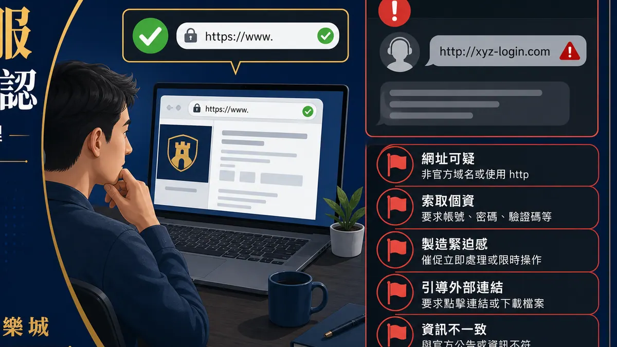 3A娛樂城｜娛樂城冒用客服怎麼辨認？網址、聯絡入口與釣魚訊息檢查重點整理